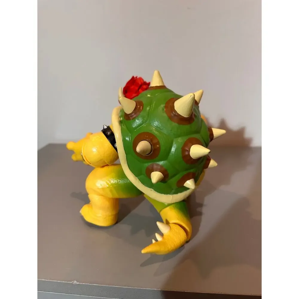 The Super Mario Bros Movie Bowser 7 Inch Action Figure Light Up Fire Breath